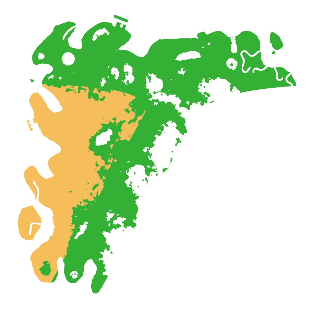 Biome Rust Map: Procedural Map, Size: 4250, Seed: 70709