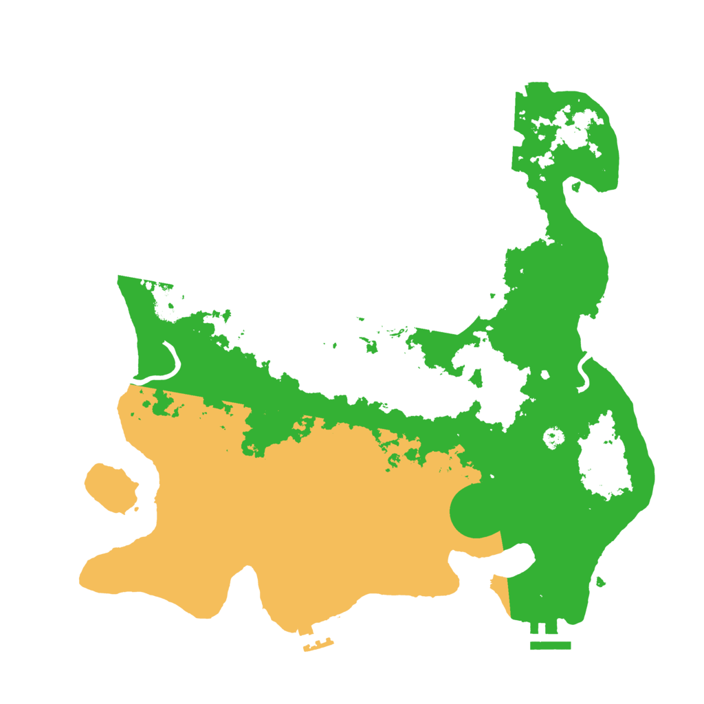 Biome Rust Map: Procedural Map, Size: 3487, Seed: 1248651491