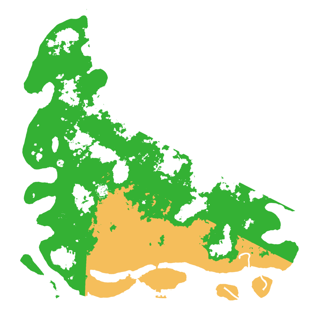 Biome Rust Map: Procedural Map, Size: 4500, Seed: 913554