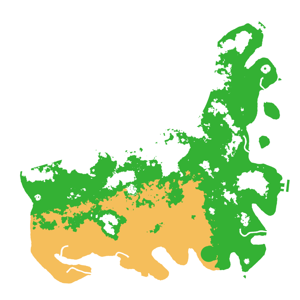 Biome Rust Map: Procedural Map, Size: 5000, Seed: 1532