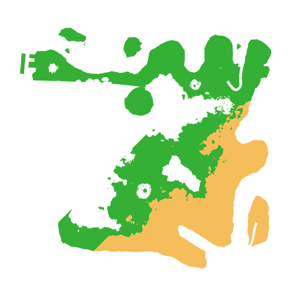 Biome Rust Map: Procedural Map, Size: 3000, Seed: 90646736