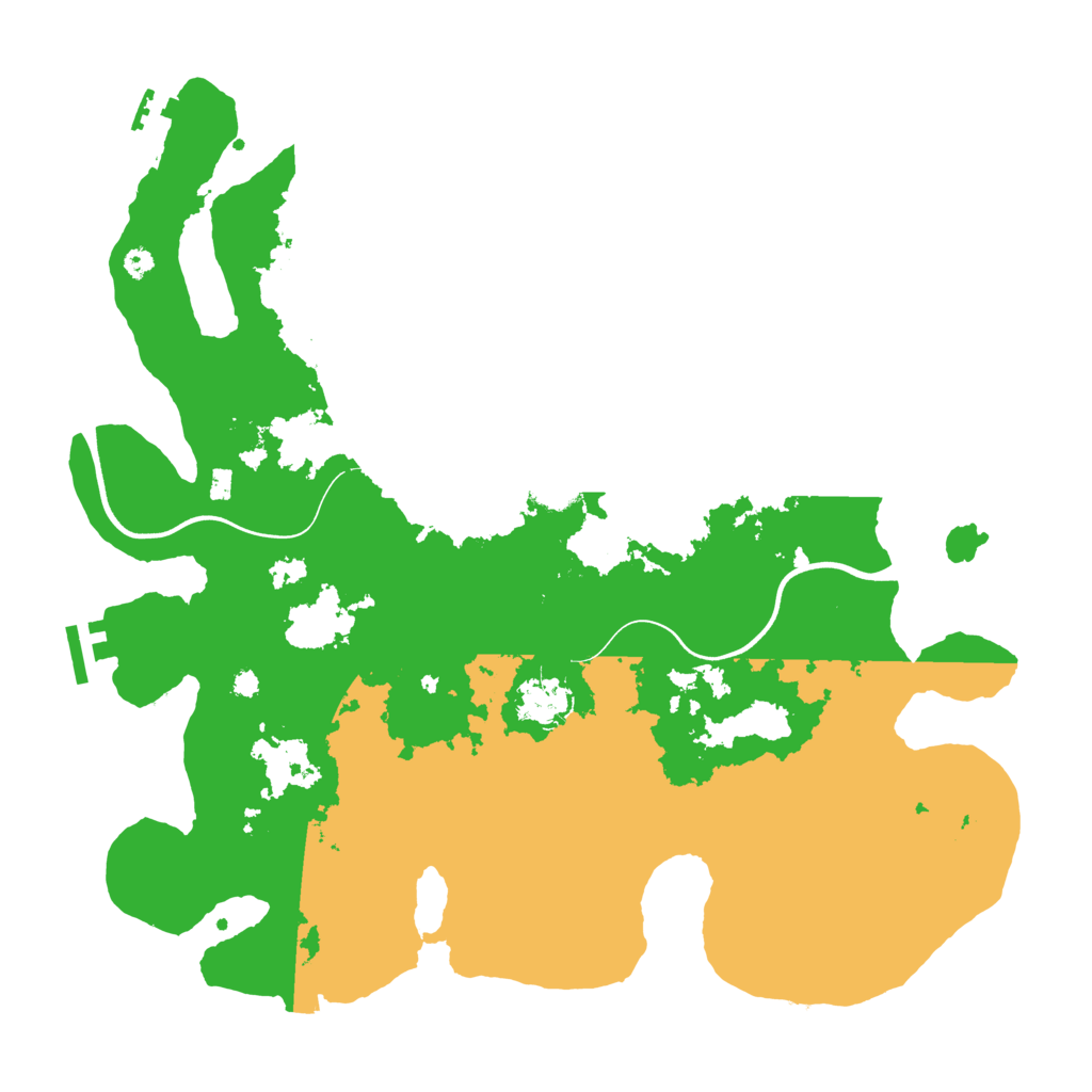 Biome Rust Map: Procedural Map, Size: 3750, Seed: 1242347960