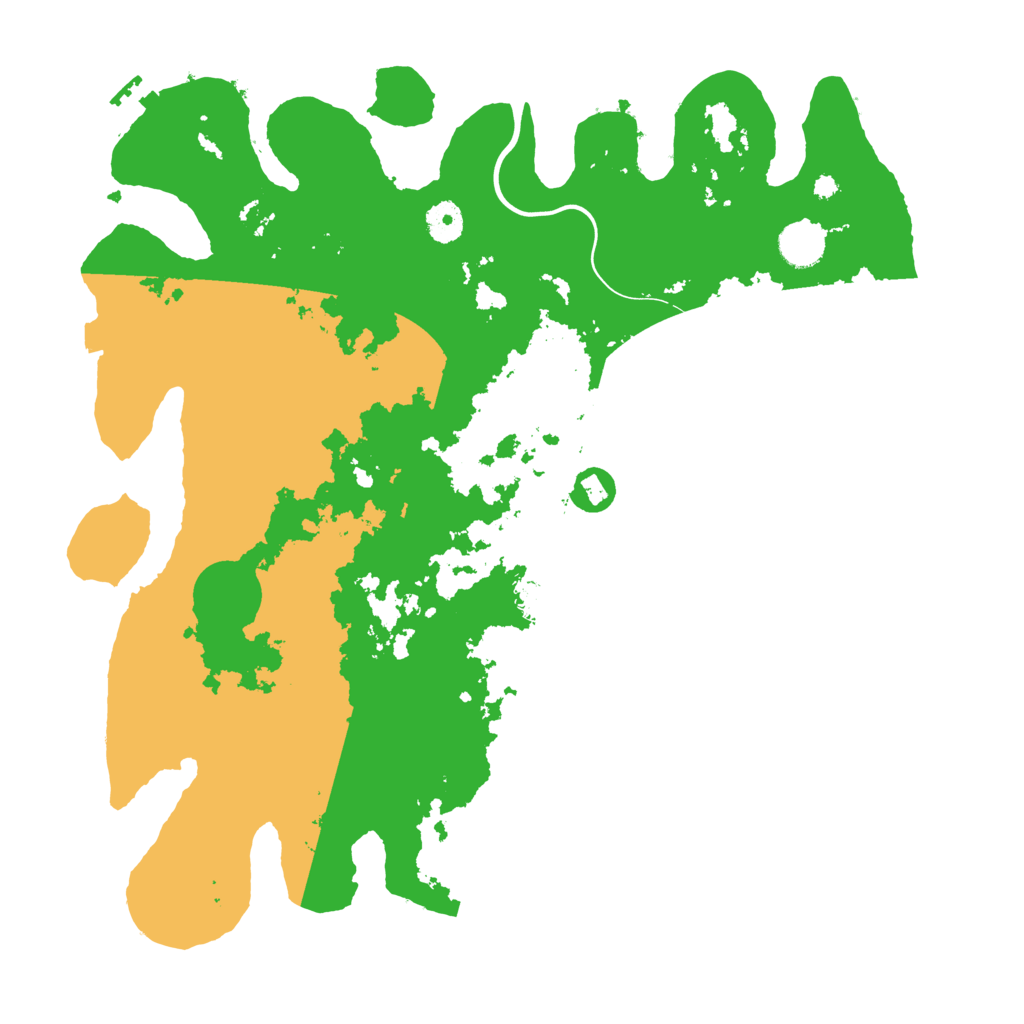Biome Rust Map: Procedural Map, Size: 3950, Seed: 854465153