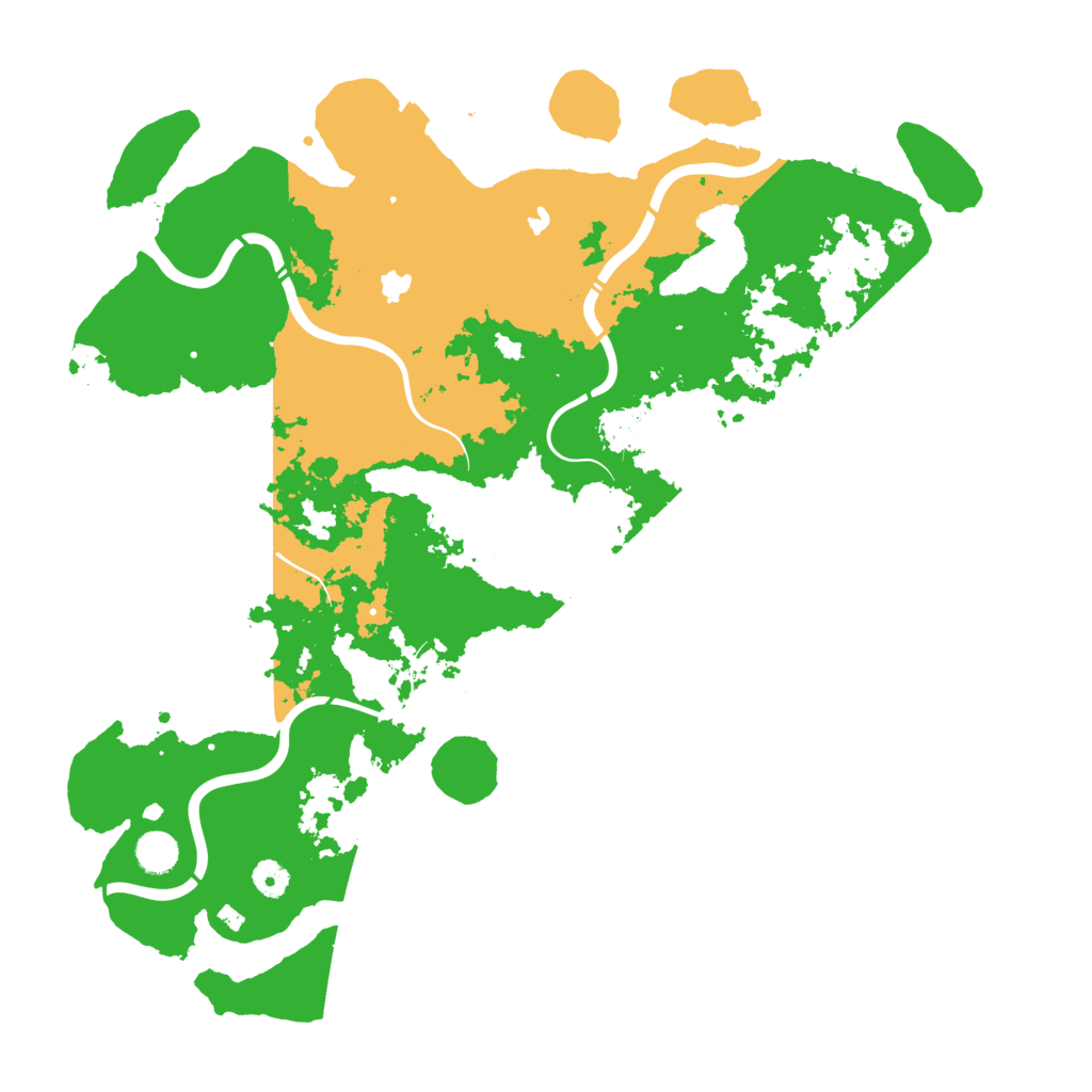 Biome Rust Map: Procedural Map, Size: 4500, Seed: 334145117
