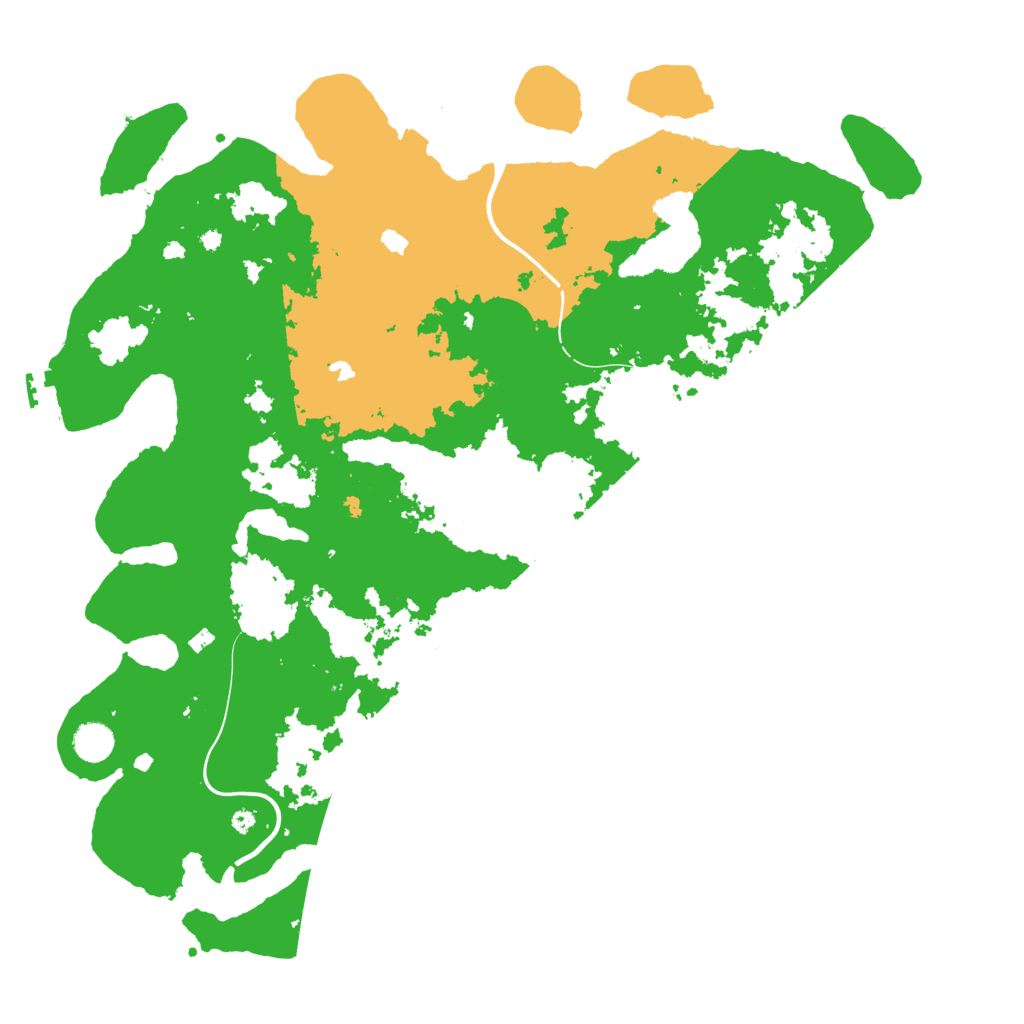 Biome Rust Map: Procedural Map, Size: 4500, Seed: 334145117