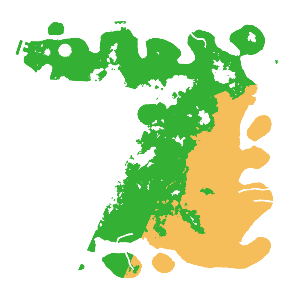 Biome Rust Map: Procedural Map, Size: 4000, Seed: 654436