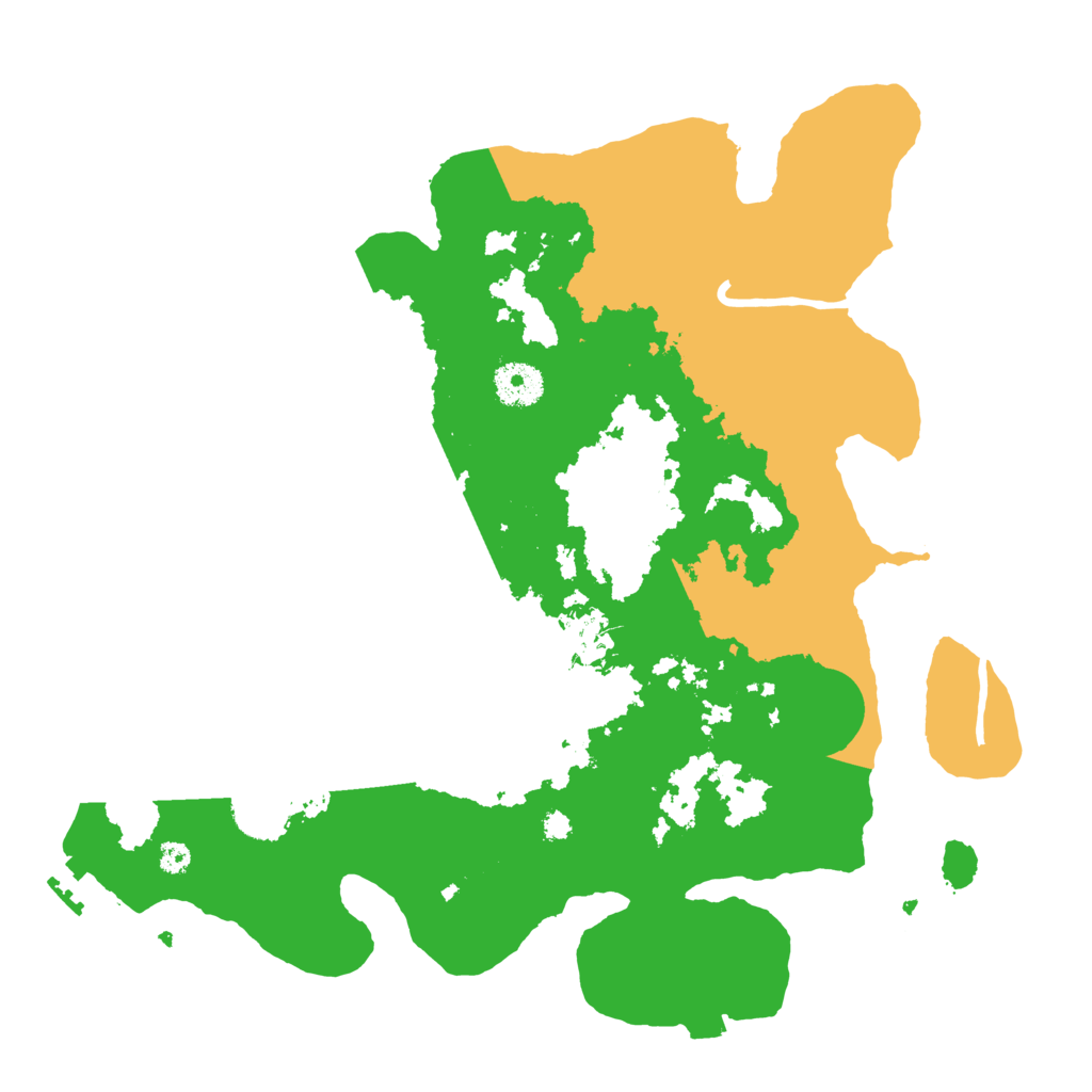 Biome Rust Map: Procedural Map, Size: 3500, Seed: 1045439172