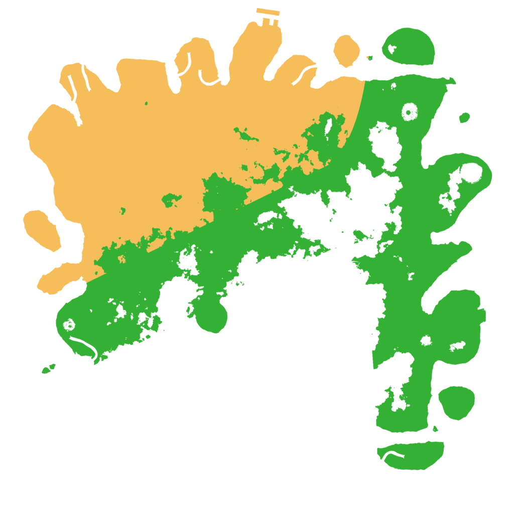 Biome Rust Map: Procedural Map, Size: 4500, Seed: 479995