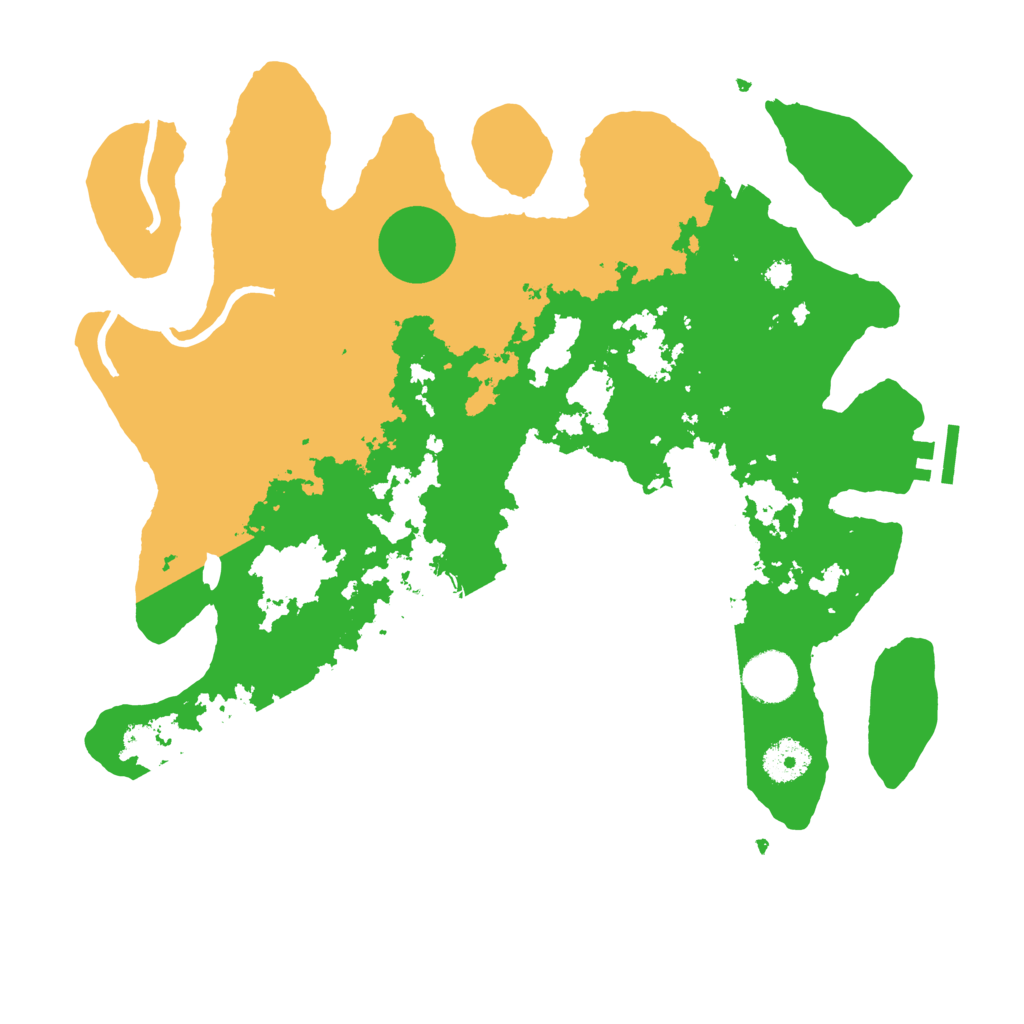 Biome Rust Map: Procedural Map, Size: 3500, Seed: 856743