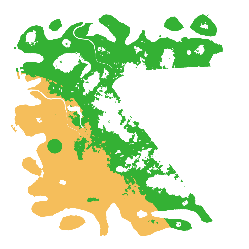 Biome Rust Map: Procedural Map, Size: 4500, Seed: 1364642889