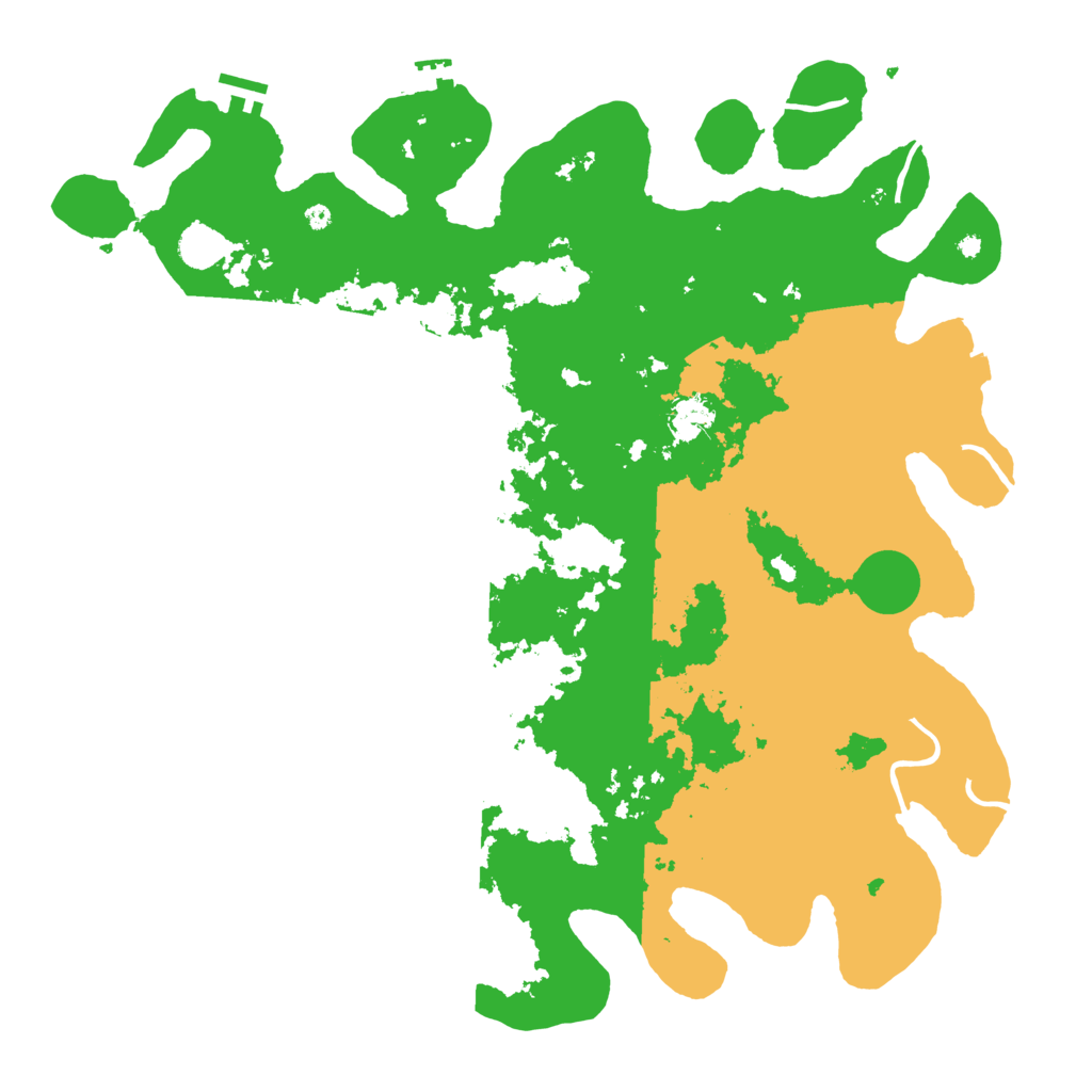 Biome Rust Map: Procedural Map, Size: 4500, Seed: 641496639