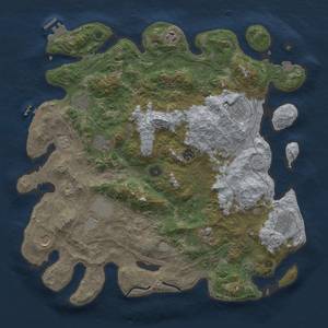 Thumbnail Rust Map: Procedural Map, Size: 4250, Seed: 1486688674, 18 Monuments