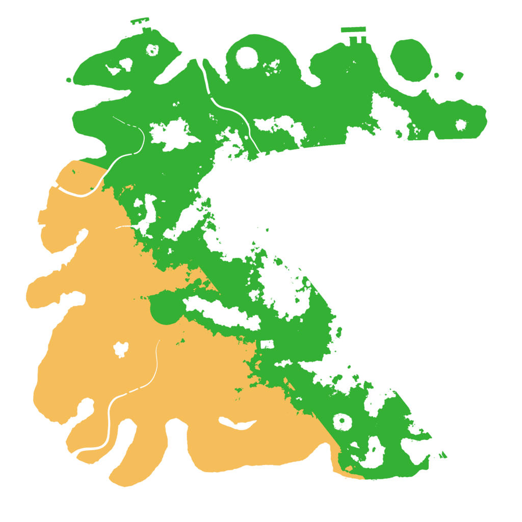 Biome Rust Map: Procedural Map, Size: 4250, Seed: 1486688674