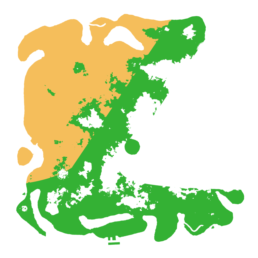 Biome Rust Map: Procedural Map, Size: 4500, Seed: 1541874089