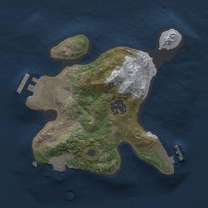 Thumbnail Rust Map: Procedural Map, Size: 2000, Seed: 2080229160, 6 Monuments