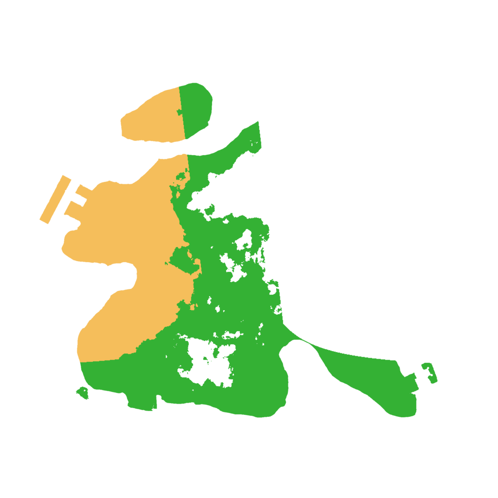 Biome Rust Map: Procedural Map, Size: 2000, Seed: 2080229160