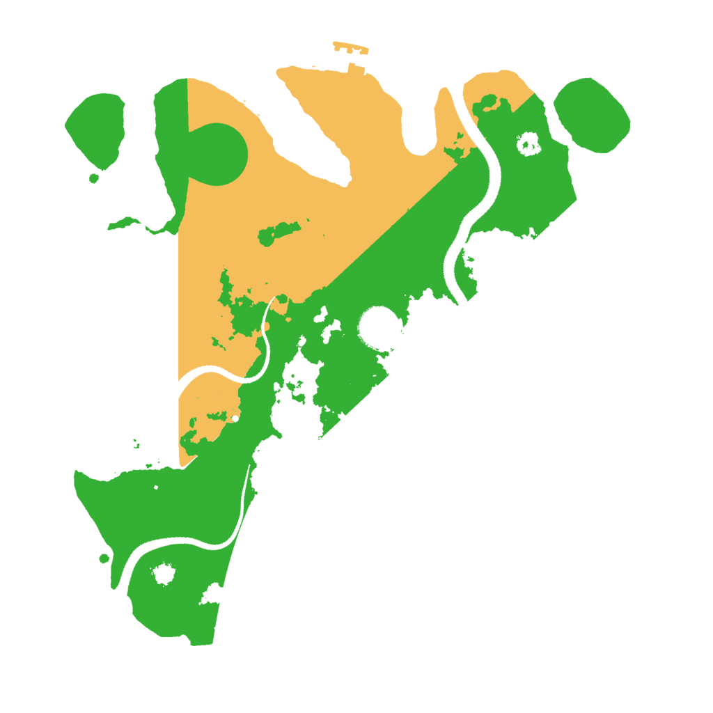 Biome Rust Map: Procedural Map, Size: 3000, Seed: 4718295