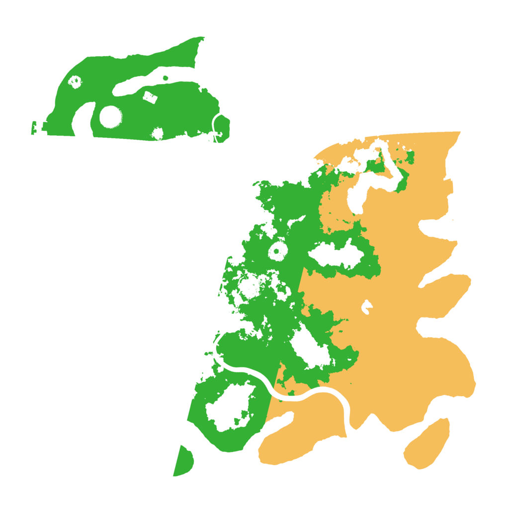 Biome Rust Map: Procedural Map, Size: 4000, Seed: 13145811