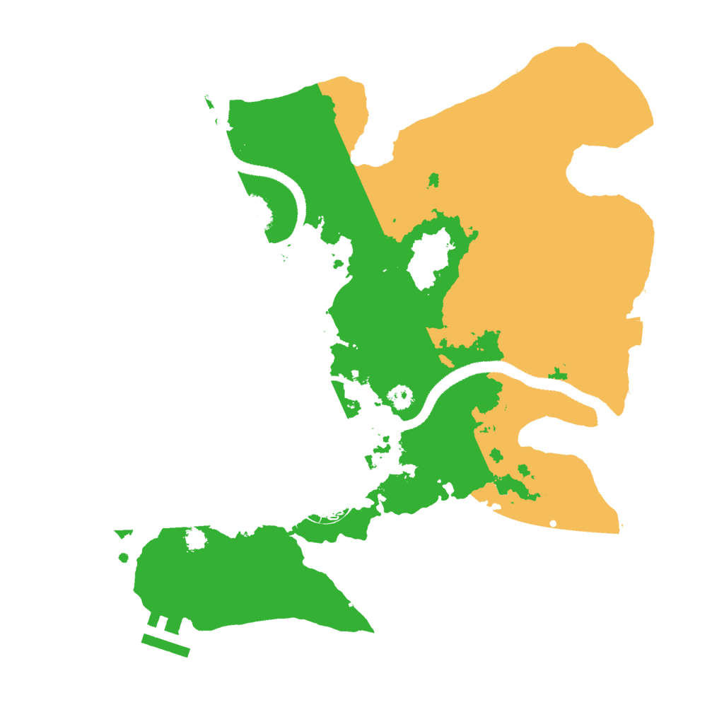 Biome Rust Map: Procedural Map, Size: 3000, Seed: 21311