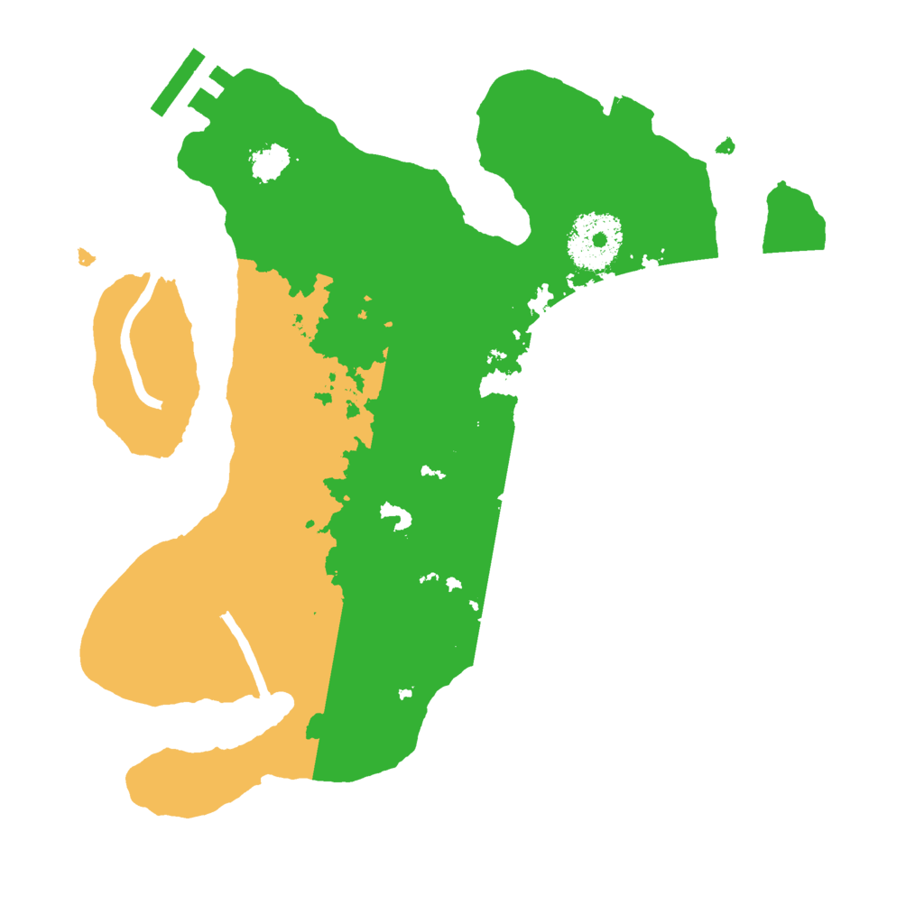 Biome Rust Map: Procedural Map, Size: 2500, Seed: 1459566797