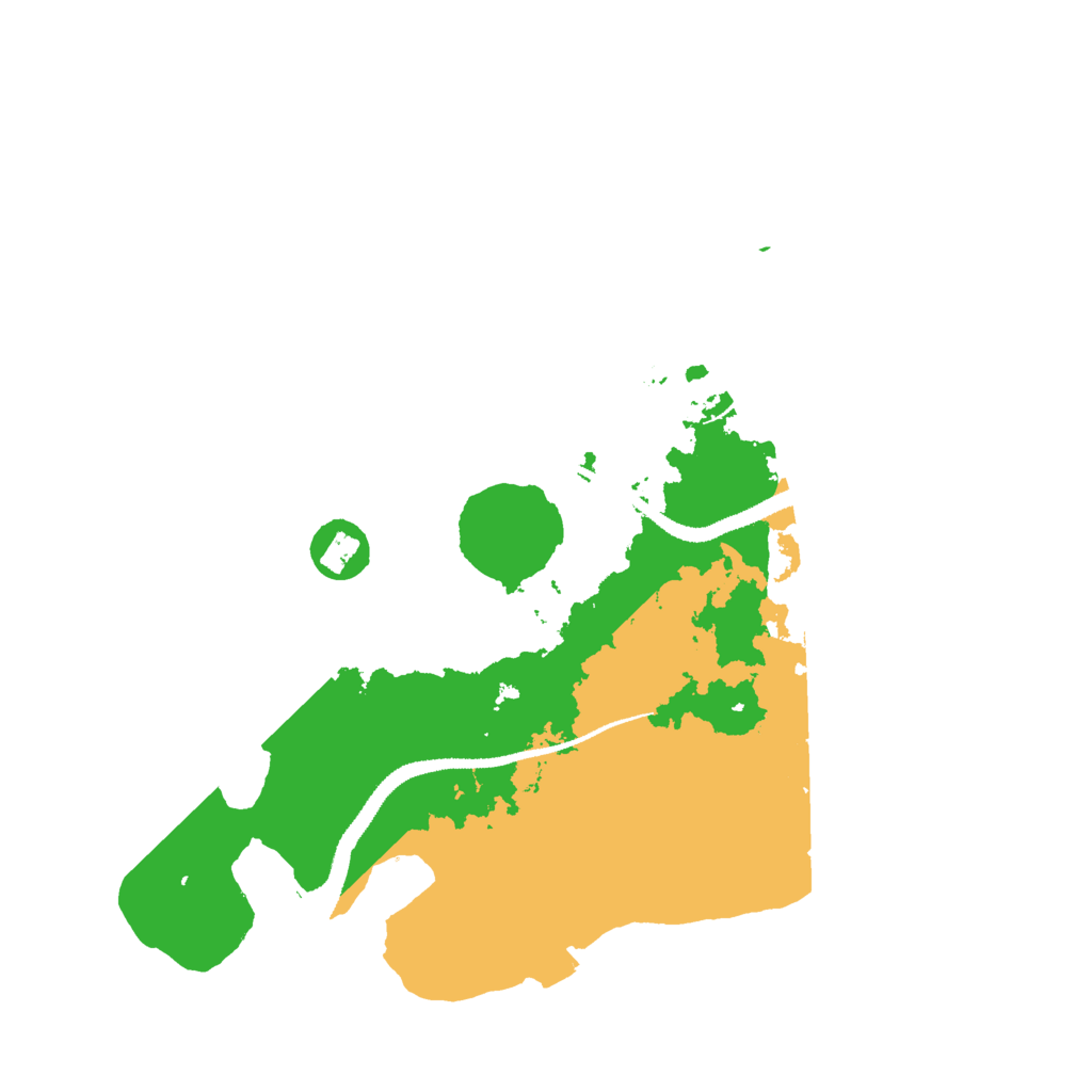 Biome Rust Map: Procedural Map, Size: 3000, Seed: 26224