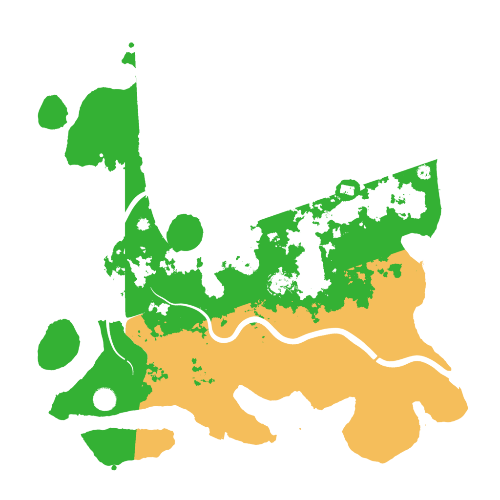 Biome Rust Map: Procedural Map, Size: 3800, Seed: 219744344
