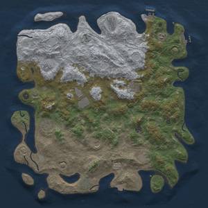 Thumbnail Rust Map: Procedural Map, Size: 4750, Seed: 699056467, 19 Monuments