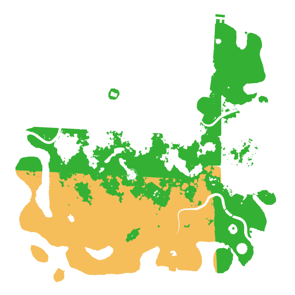 Biome Rust Map: Procedural Map, Size: 4750, Seed: 699056467