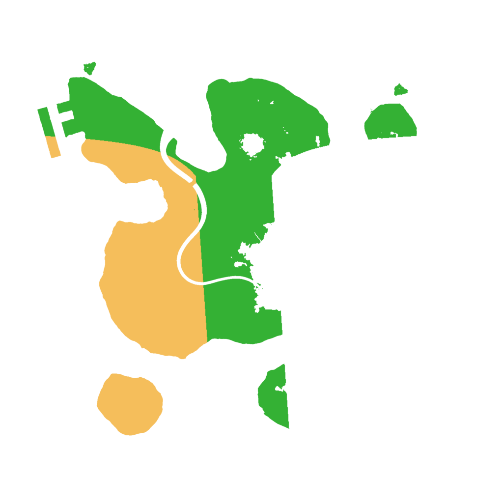 Biome Rust Map: Procedural Map, Size: 2000, Seed: 851083497