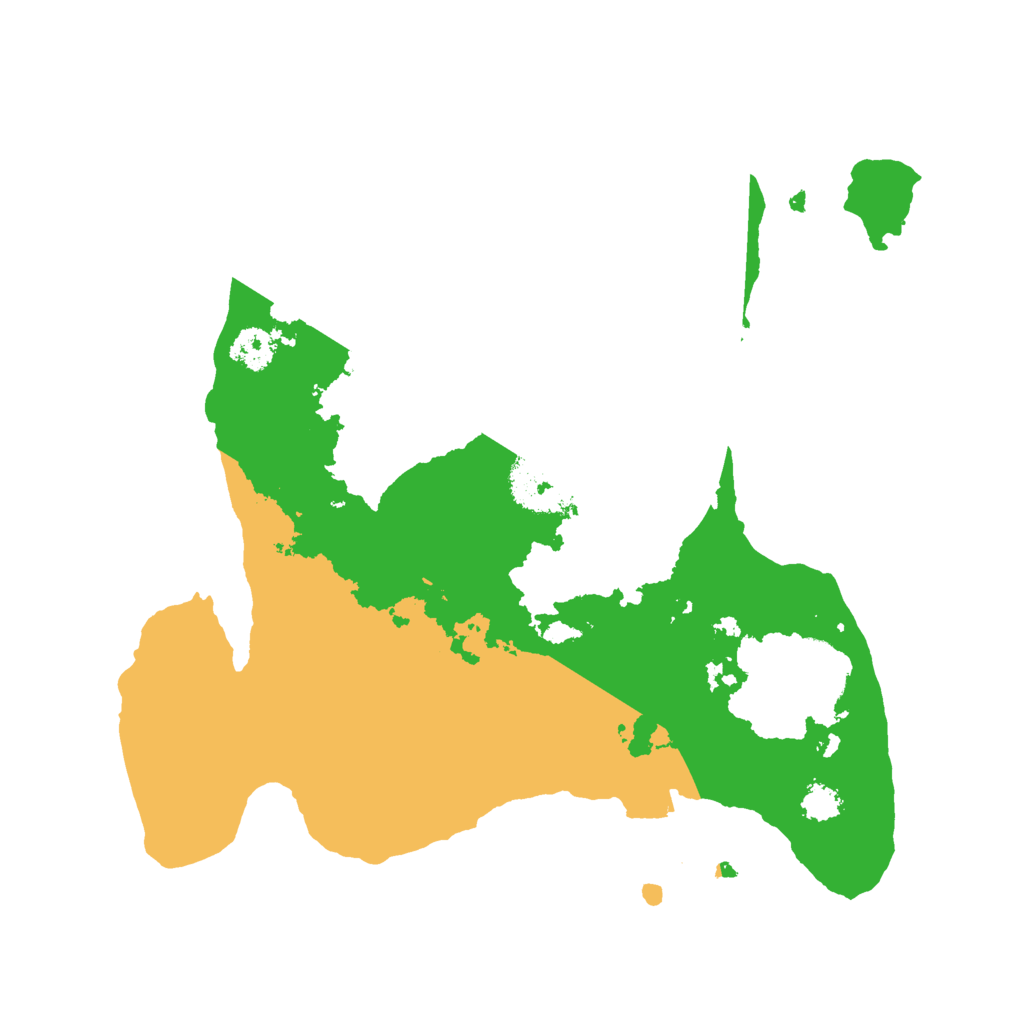 Biome Rust Map: Procedural Map, Size: 2500, Seed: 1882239890