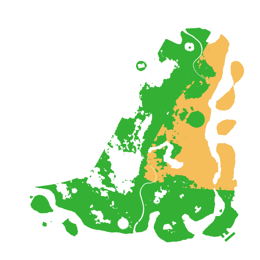 Biome Rust Map: Procedural Map, Size: 4200, Seed: 1265558919