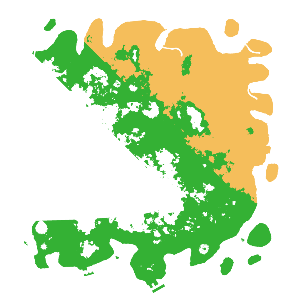 Biome Rust Map: Procedural Map, Size: 4500, Seed: 827