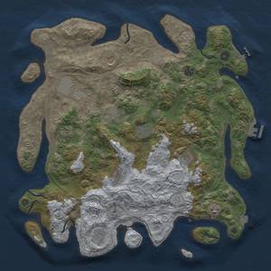 Thumbnail Rust Map: Procedural Map, Size: 4250, Seed: 1119082655, 19 Monuments