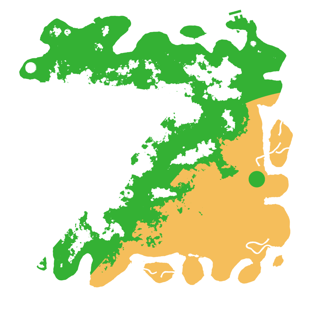 Biome Rust Map: Procedural Map, Size: 5000, Seed: 3121989