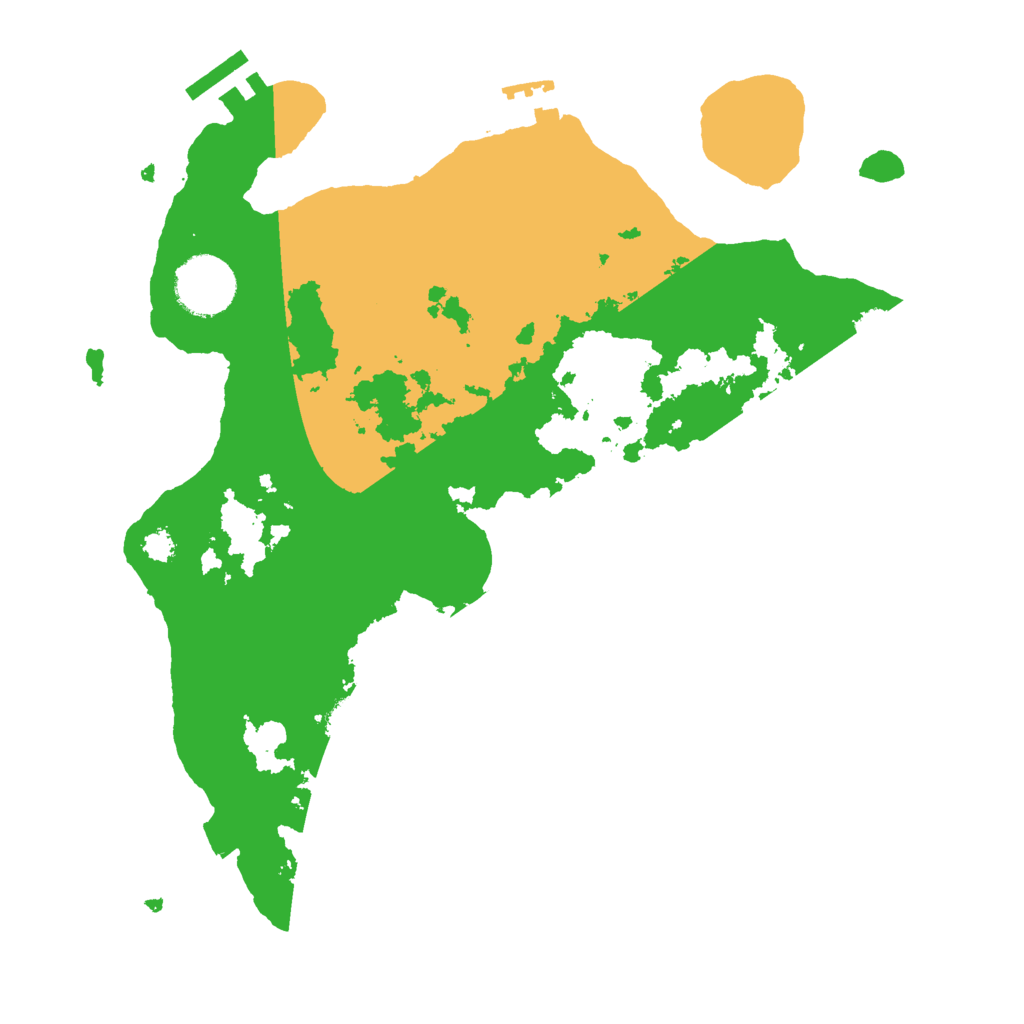 Biome Rust Map: Procedural Map, Size: 3000, Seed: 444799108