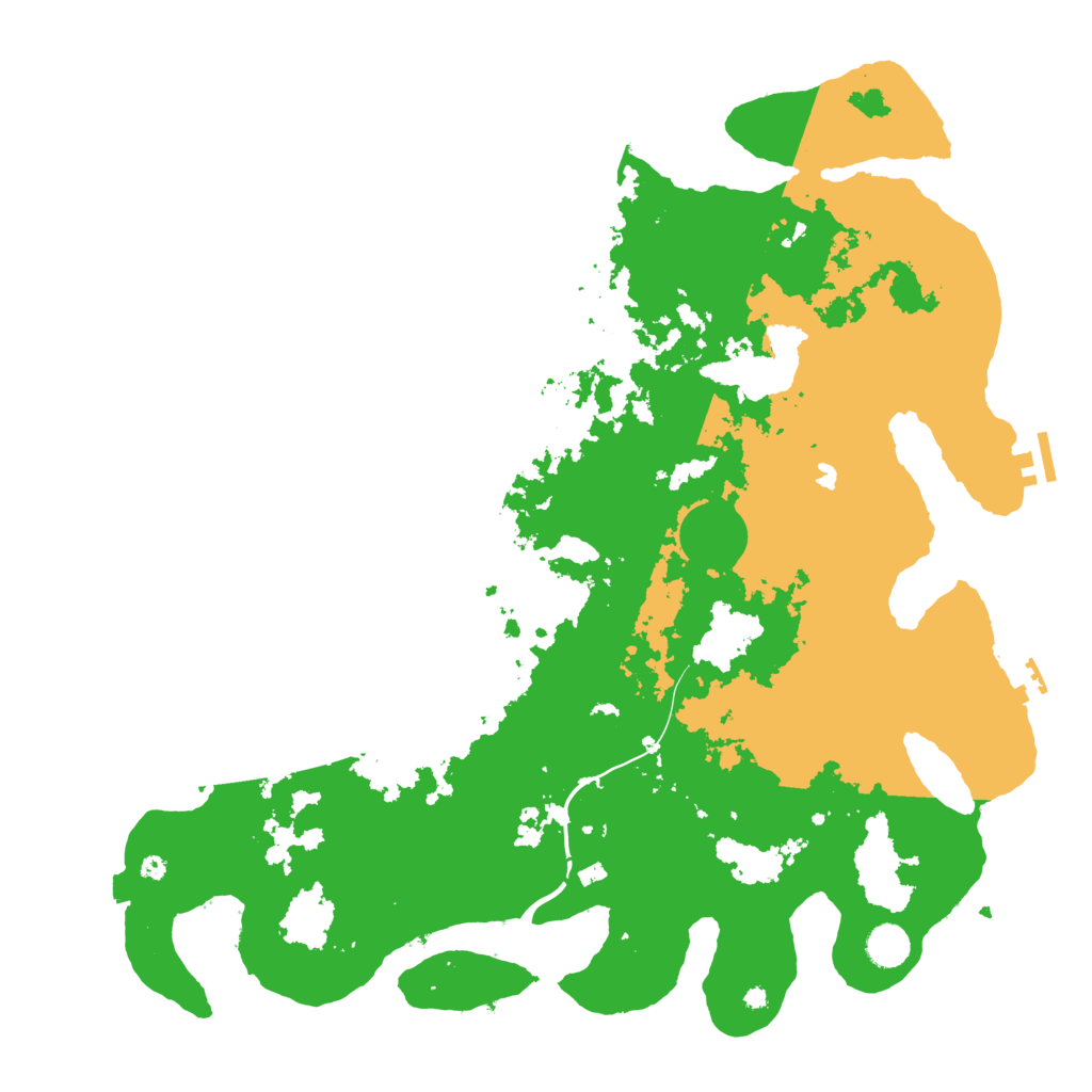 Biome Rust Map: Procedural Map, Size: 4405, Seed: 5401