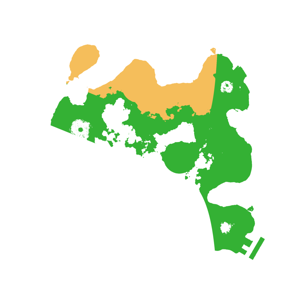 Biome Rust Map: Procedural Map, Size: 2500, Seed: 1141124112