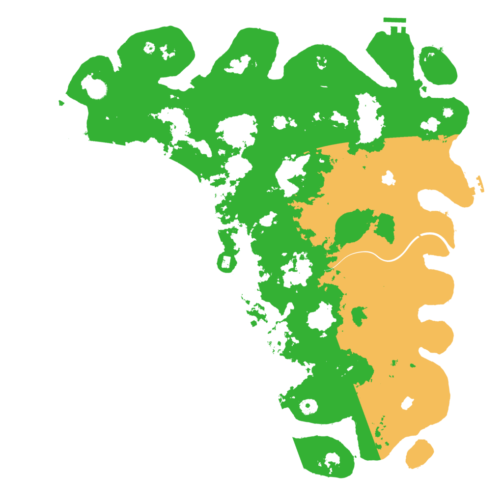 Biome Rust Map: Procedural Map, Size: 4500, Seed: 55634323