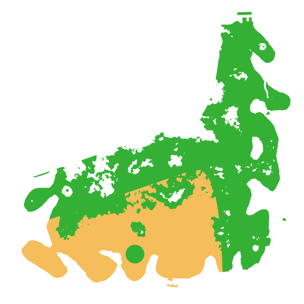 Biome Rust Map: Procedural Map, Size: 4300, Seed: 2080482