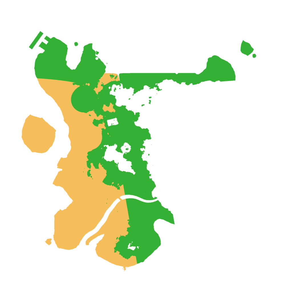 Biome Rust Map: Procedural Map, Size: 3000, Seed: 76434652