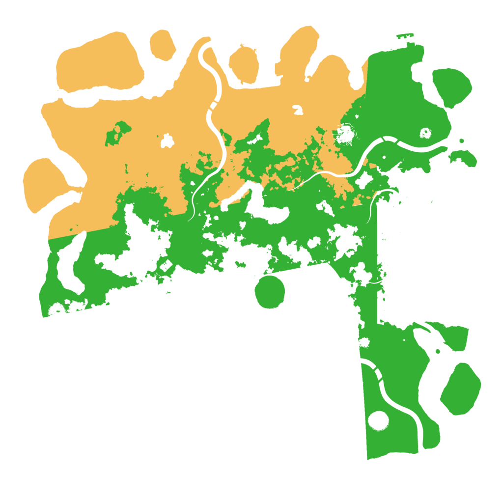 Biome Rust Map: Procedural Map, Size: 4500, Seed: 1750523127