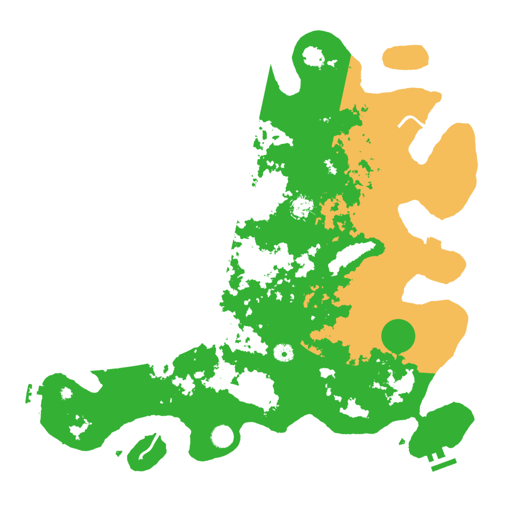 Biome Rust Map: Procedural Map, Size: 4000, Seed: 10116