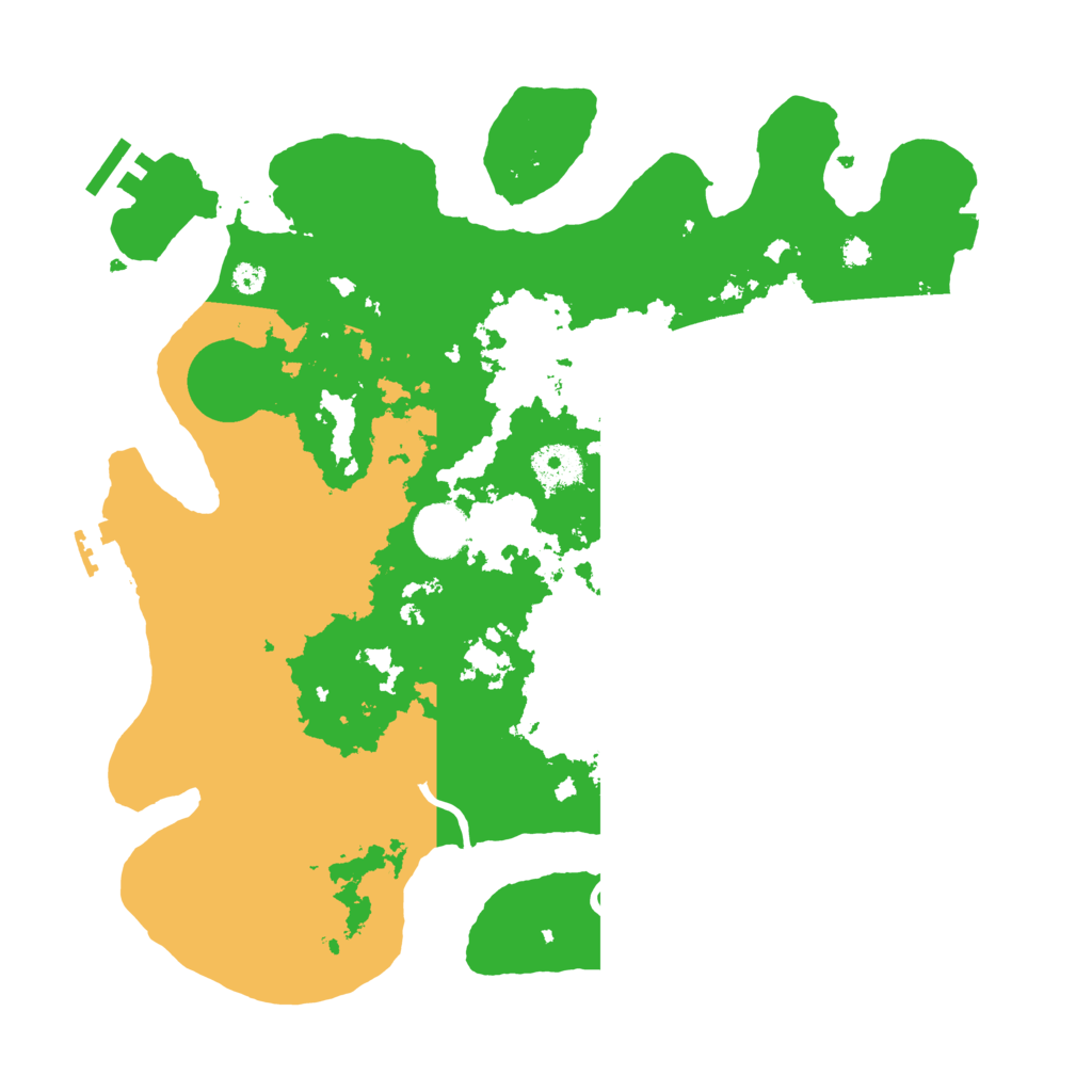 Biome Rust Map: Procedural Map, Size: 3500, Seed: 843556056