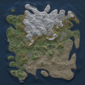 Thumbnail Rust Map: Procedural Map, Size: 4250, Seed: 1826820066, 19 Monuments