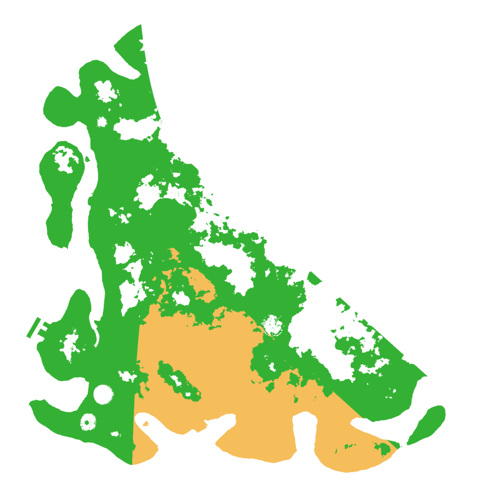 Biome Rust Map: Procedural Map, Size: 4500, Seed: 521959612