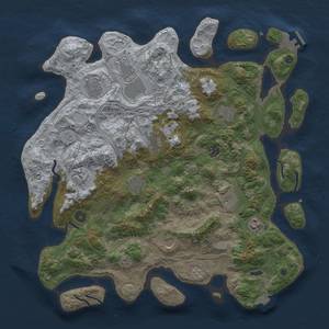 Thumbnail Rust Map: Procedural Map, Size: 4275, Seed: 1577303639, 18 Monuments