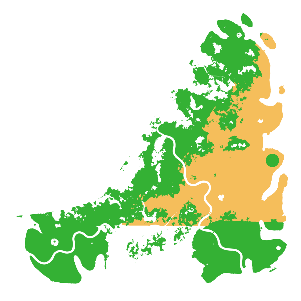 Biome Rust Map: Procedural Map, Size: 6000, Seed: 29832843