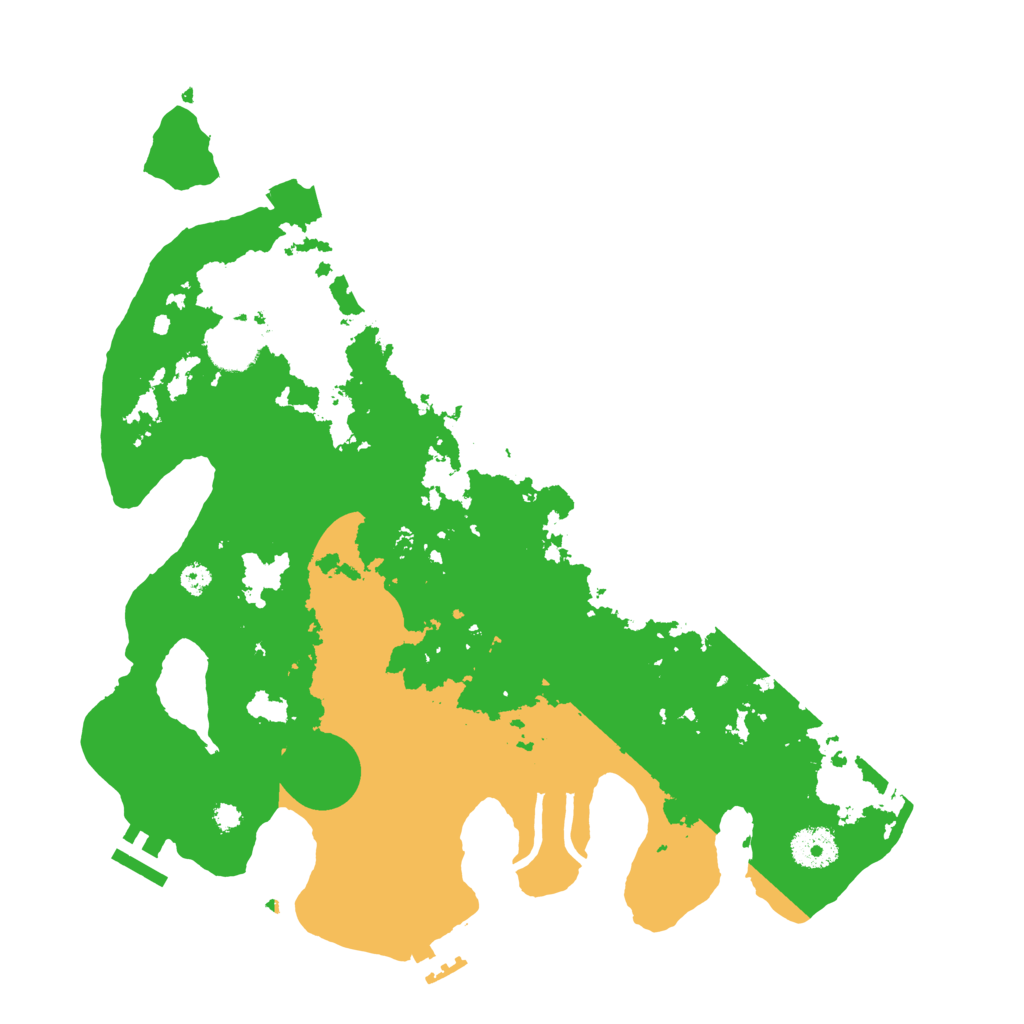 Biome Rust Map: Procedural Map, Size: 3500, Seed: 1121088456