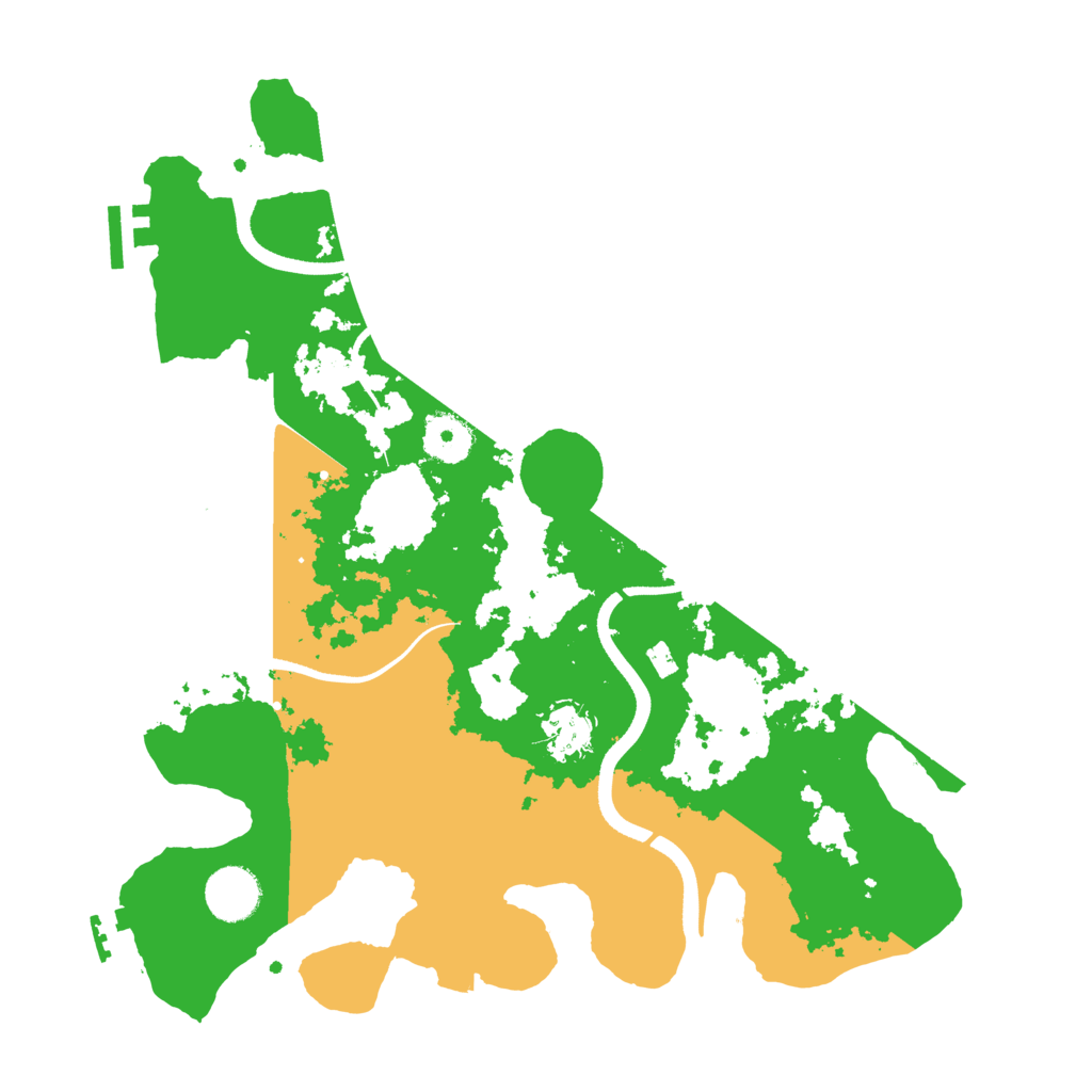 Biome Rust Map: Procedural Map, Size: 3500, Seed: 1353