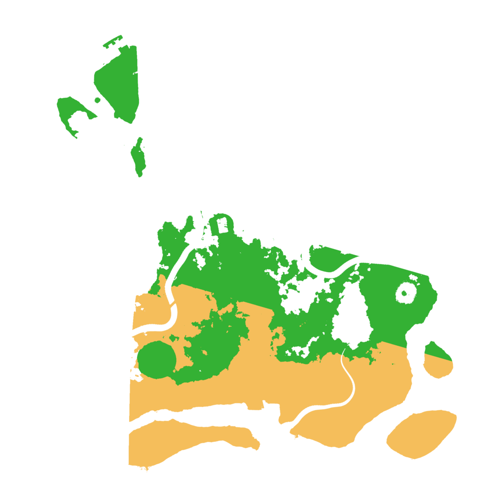 Biome Rust Map: Procedural Map, Size: 3600, Seed: 89232